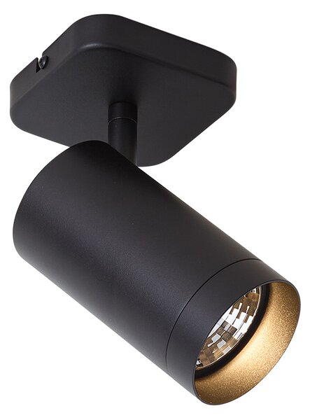 Moderní stropní svítidlo černé GU10 70mm - Jeana Luxe