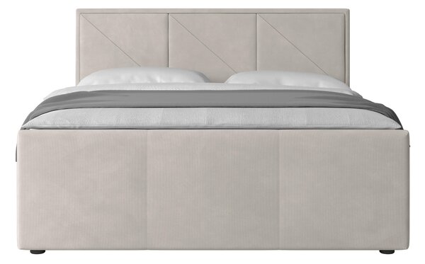 POSTEL BOXSPRING, 180/200 cm, krémová MID.YOU - Postele s úložným prostorem, Online Only