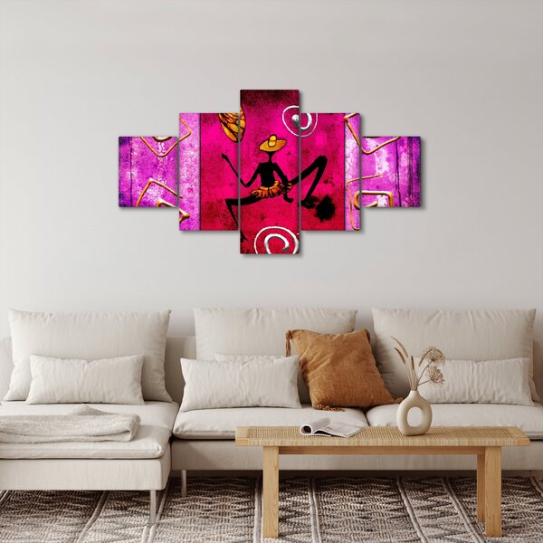 Obraz historické nástěnné malby (125x70 cm)