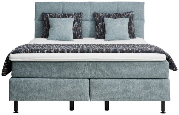POSTEL BOXSPRING, 180/200 cm, světle modrá Beldomo - Sleep - Manželské postele