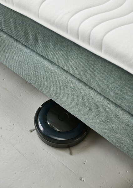 POSTEL BOXSPRING, 180/200 cm, světle modrá Beldomo - Sleep - Manželské postele
