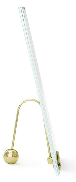 Skleněný stojací rámeček ve zlaté barvě 26x30,5 cm Flute – Umbra