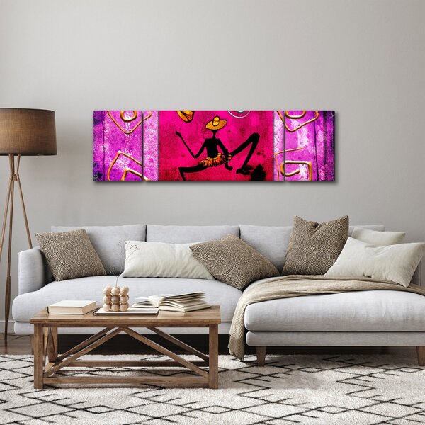 Obraz historické nástěnné malby (170x50 cm)
