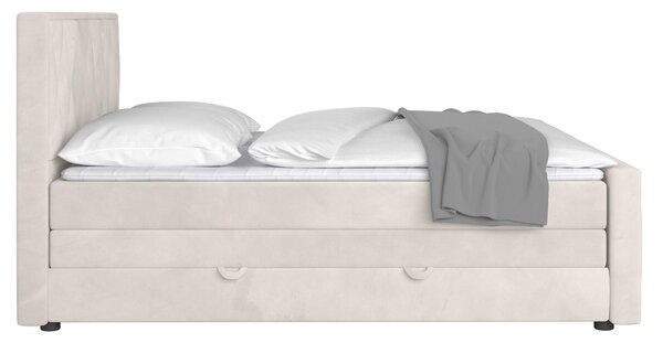 POSTEL BOXSPRING, 180/200 cm, bílá Livetastic - Postele s úložným prostorem, Online Only