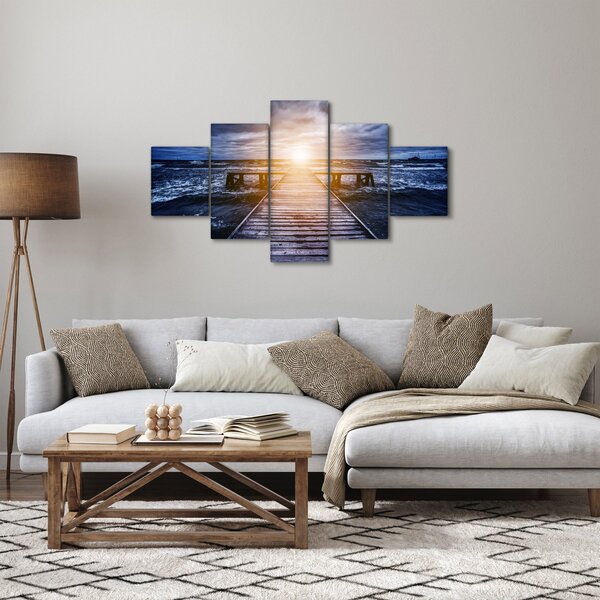 Obraz mola se sluncem (125x70 cm)