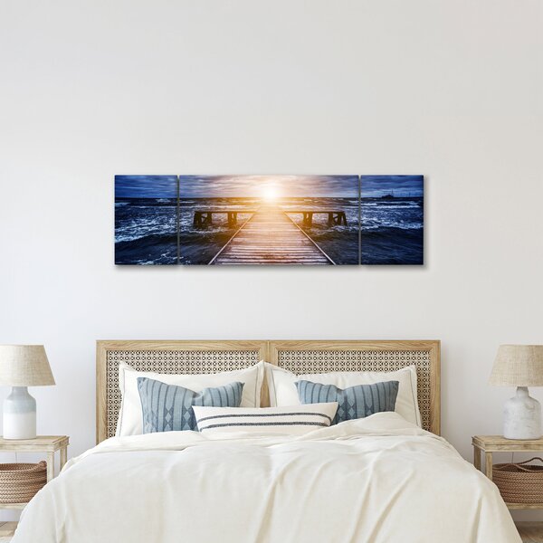 Obraz mola se sluncem (170x50 cm)