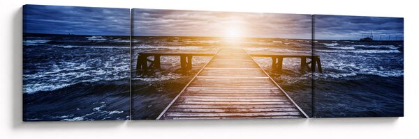 Obraz mola se sluncem (170x50 cm)