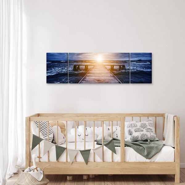 Obraz mola se sluncem (170x50 cm)