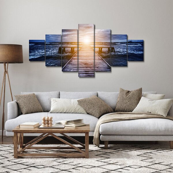 Obraz mola se sluncem (210x100 cm)