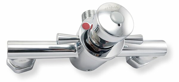 Časová sprchová baterie s tlačným ventilem, samouzavírací, rozteč 150 mm, chrom