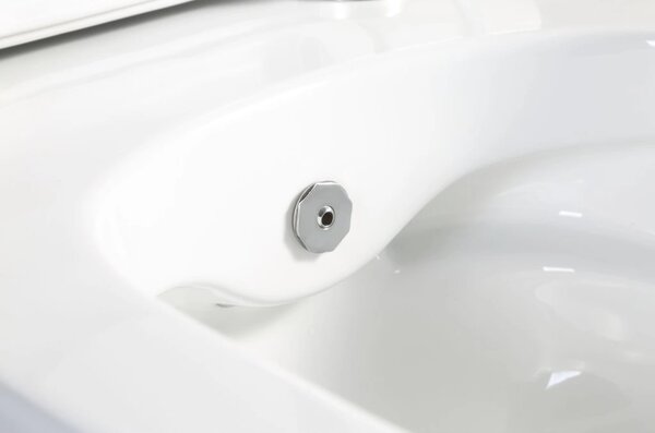 INTEGRA závěsné WC s bidetem a integrovanou baterií 2v1, Rimless + Soft-Close sedátko