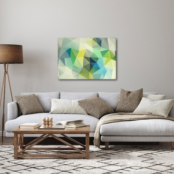 Obraz geometrické abstrakce (70x50 cm)