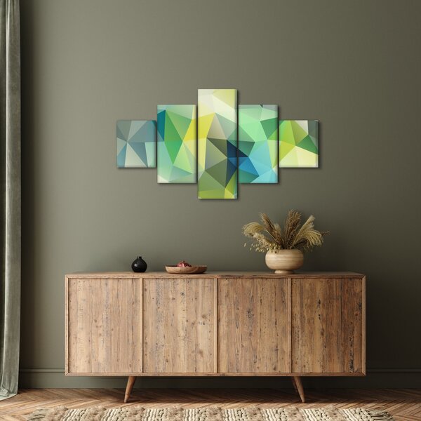 Obraz geometrické abstrakce (125x70 cm)