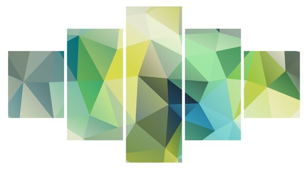 Obraz geometrické abstrakce (125x70 cm)