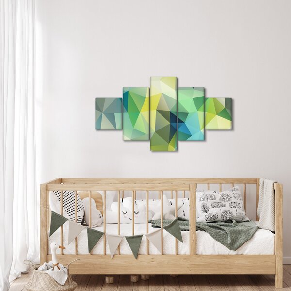 Obraz geometrické abstrakce (125x70 cm)
