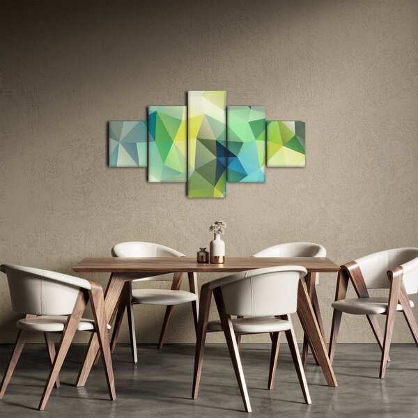 Obraz geometrické abstrakce (125x70 cm)