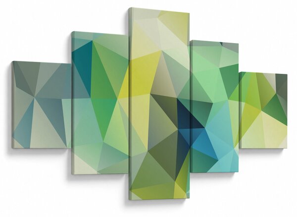 Obraz geometrické abstrakce (125x70 cm)
