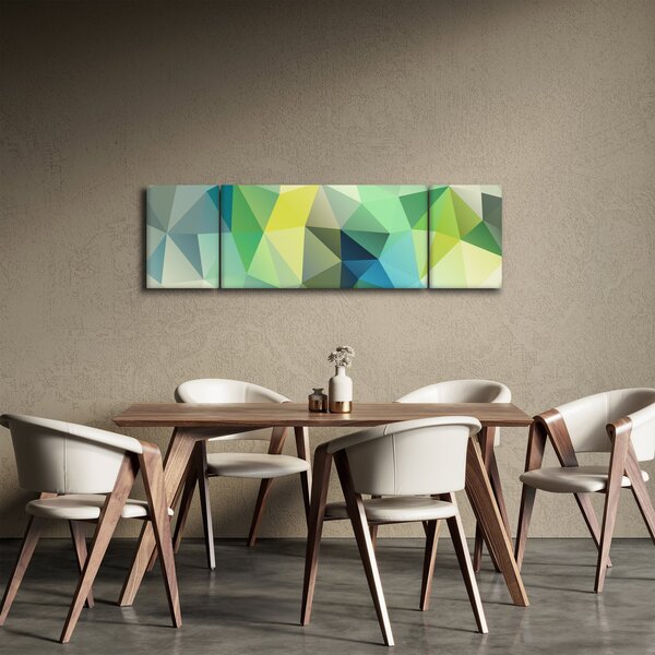 Obraz geometrické abstrakce (170x50 cm)