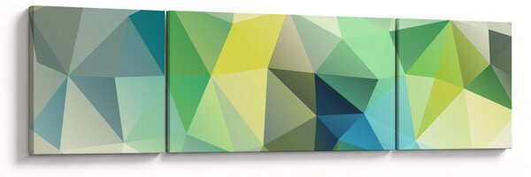 Obraz geometrické abstrakce (170x50 cm)