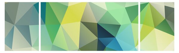 Obraz geometrické abstrakce (170x50 cm)