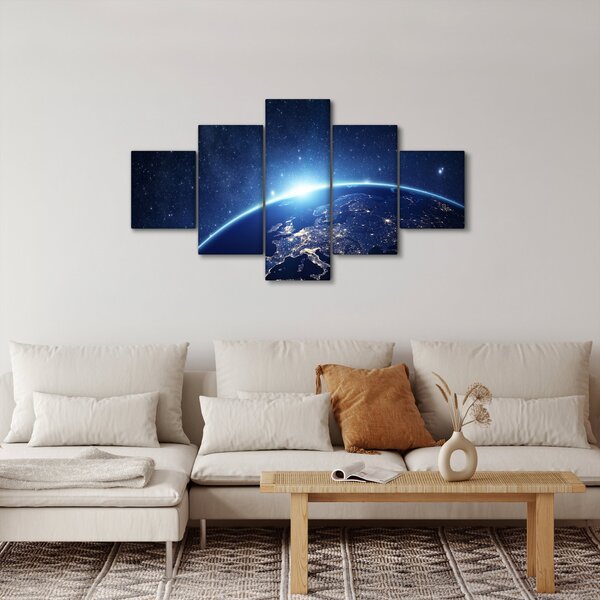 Obraz planety Země (125x70 cm)