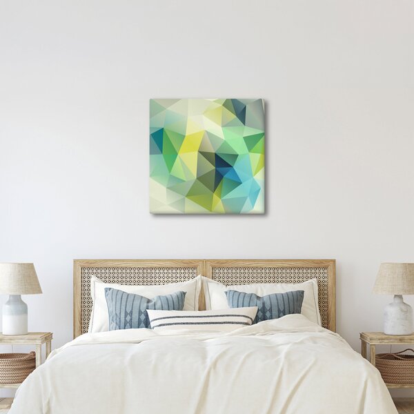 Obraz geometrické abstrakce (30x30 cm)