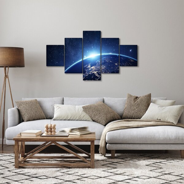 Obraz planety Země (125x70 cm)