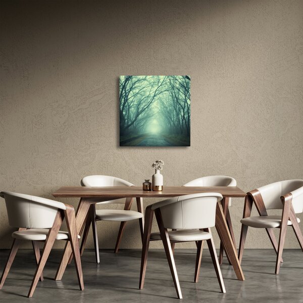 Obraz - Cesta s alejí stromů (30x30 cm)