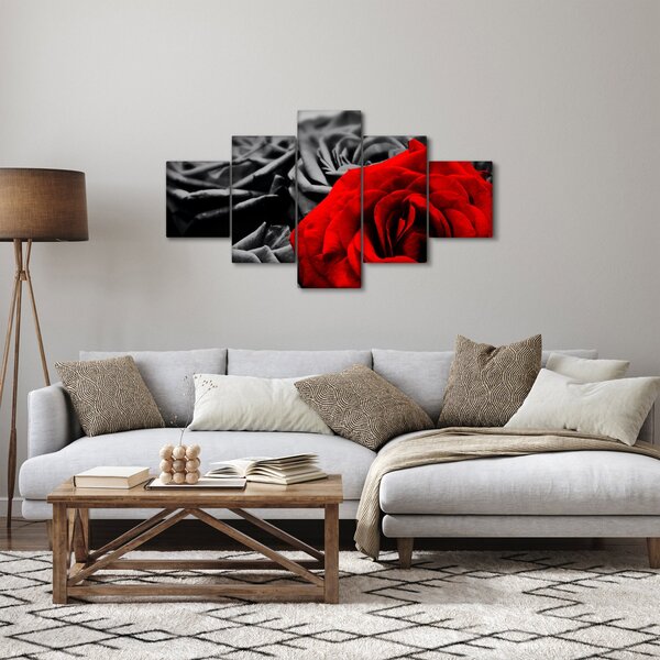 Obraz - Květy růží (125x70 cm)