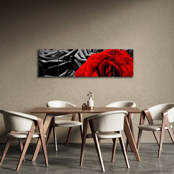 Obraz - Květy růží (170x50 cm)