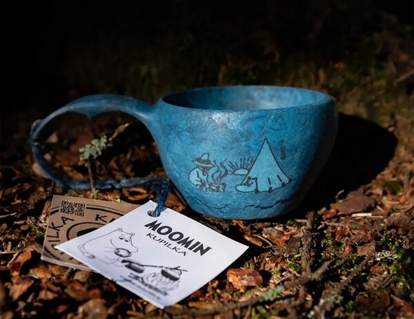 Kupilka Hrnek kuksa Kupilka Moomin Camping 0,21l, modrý
