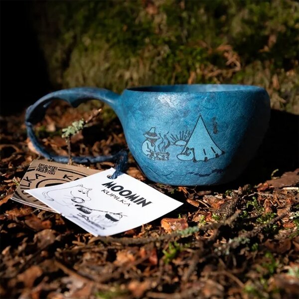 Kupilka Hrnek kuksa Kupilka Moomin Camping 0,21l, modrý