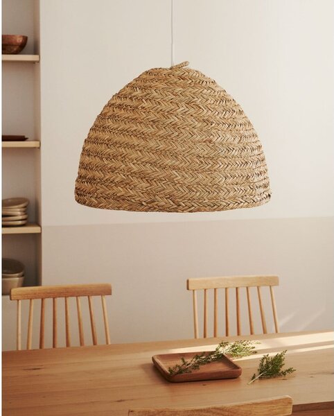 Rozkládací jídelní stůl s deskou v dubovém dekoru v přírodní barvě 80x160 cm Yain – Kave Home