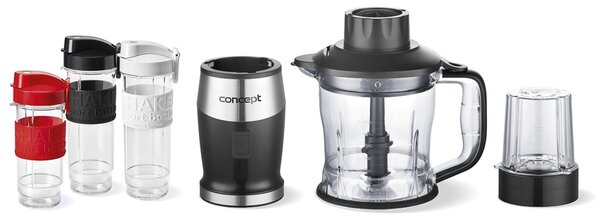 Concept SM3390 Fresh&Nutri multifunkční mixér, 700 W + láhve 2 x 570 ml + 400 ml, černá