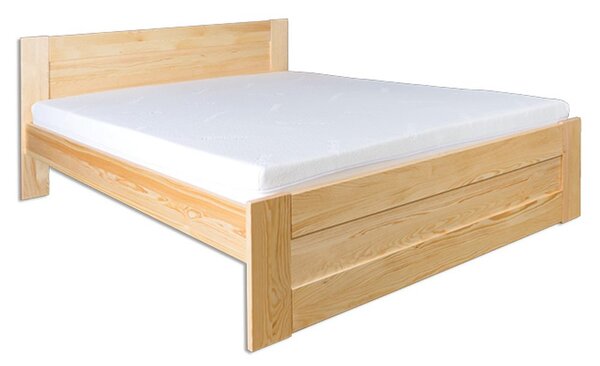 Drewmax Vyvýšená borovicová postel LK102 120 x 200 cm