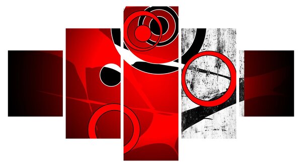 Obraz abstrakce (125x70 cm)
