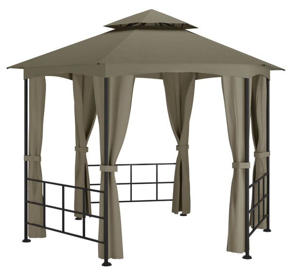 Altán s bočnicemi 3,1 x 2,7 m taupe