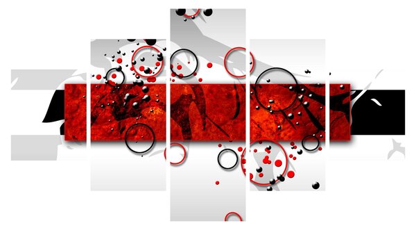 Obraz abstrakce (125x70 cm)