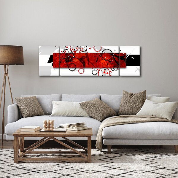 Obraz abstrakce (170x50 cm)