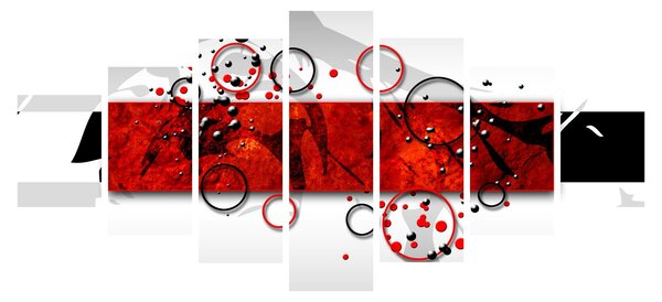 Obraz abstrakce (210x100 cm)