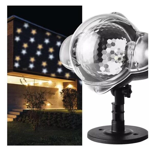 EMOS LED Vánoční venkovní projektor LED/3,6W/230V IP44 teplá/studená bílá EMS1003