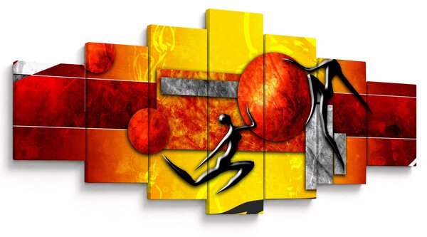 Obraz - Malba lidskosti (210x100 cm)