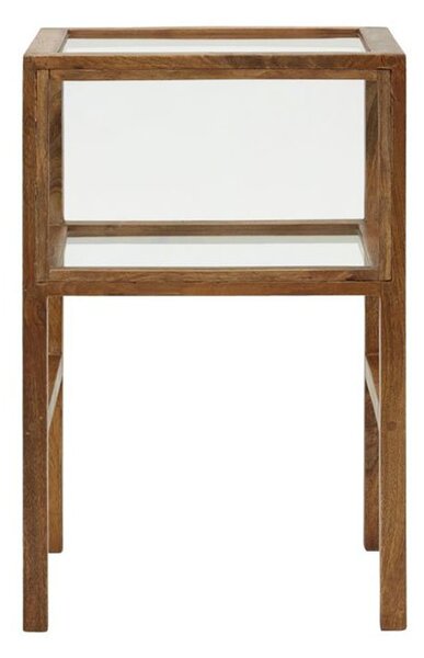 Hnědý Hnědý stolek Montre 38 cm × 28 cm × 60 cm HOUSE DOCTOR
