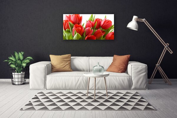 Obraz na plátně Tulipány Květiny Rostlina 140x70 cm