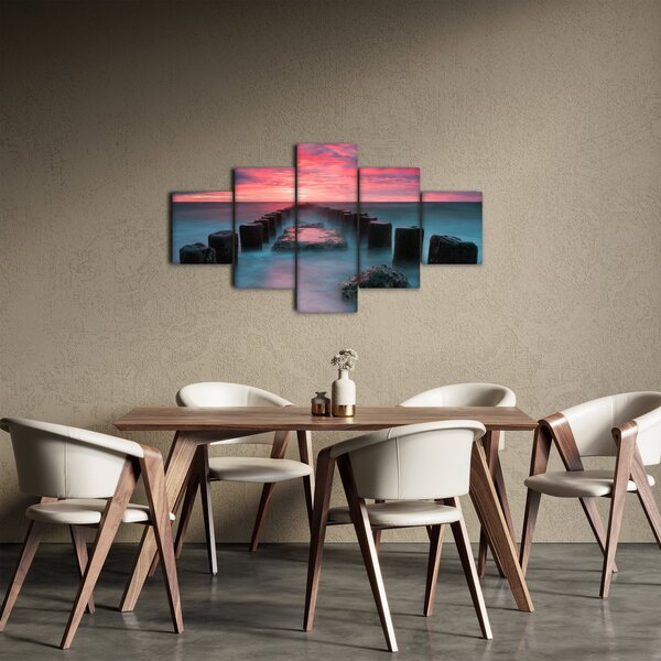 Obraz - Skály v moři (125x70 cm)