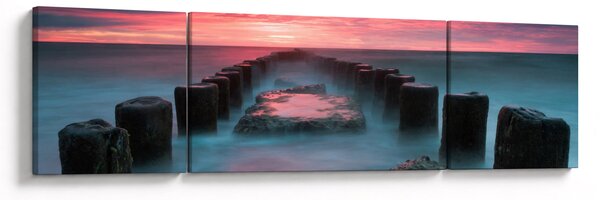 Obraz - Skály v moři (170x50 cm)