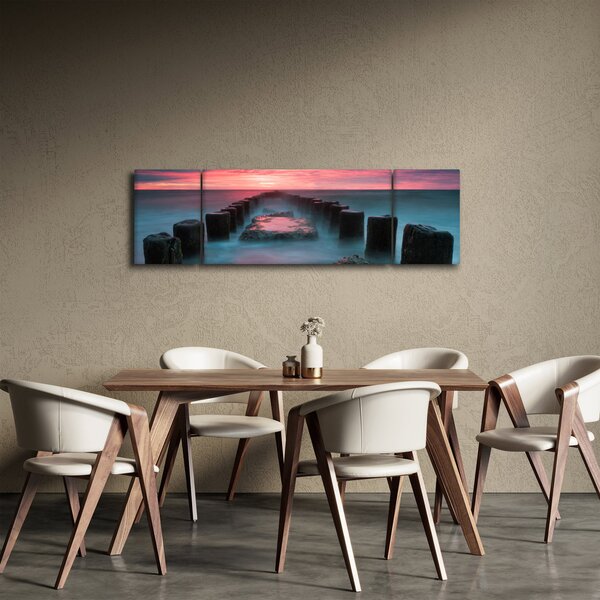 Obraz - Skály v moři (170x50 cm)
