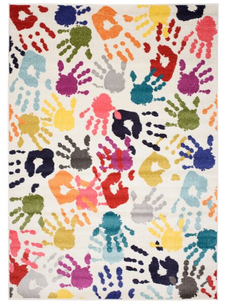 Dětský kusový koberec Otisky vícebarevný 120x170cm