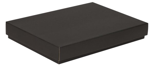 Dárková krabička s víkem 350x250x50 mm, černá