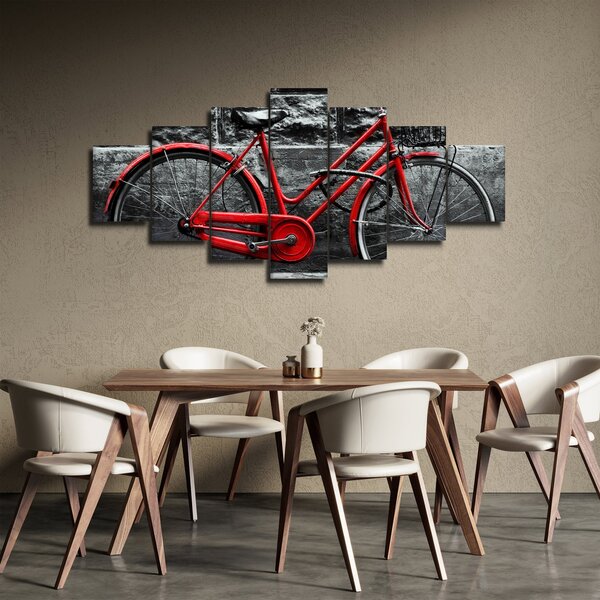 Obraz - Historický bicykl (210x100 cm)